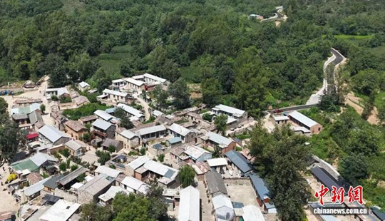 航拍山西和順南天池村：“牛郎織女傳說”核心傳承地