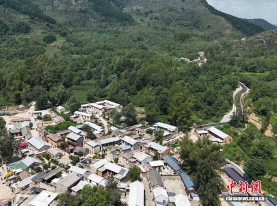 航拍山西和順南天池村：“牛郎織女傳說”核心傳承地